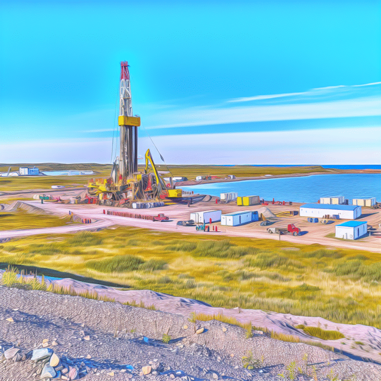 CO2 Storage Drilling Program on Nipisat Peninsula