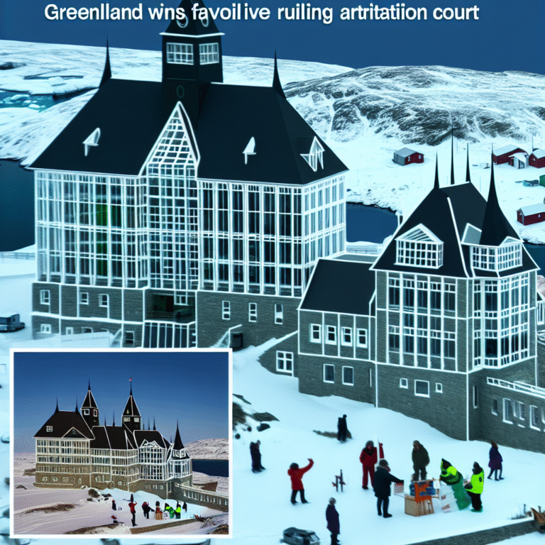 Greenland Wins Favorable Ruling from Arbitration Court Greenland Wins Favorable Ruling from Arbitration Court