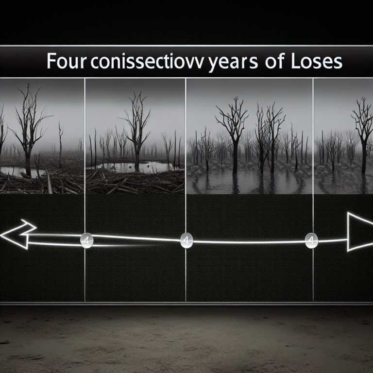 Four Consecutive Years of Losses Four Consecutive Years of Losses