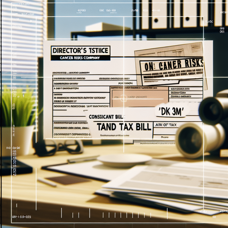 Director’s Cancer Risks Company with DKK 3M Tax Bill Director's Cancer Risks Company with DKK 3M Tax Bill