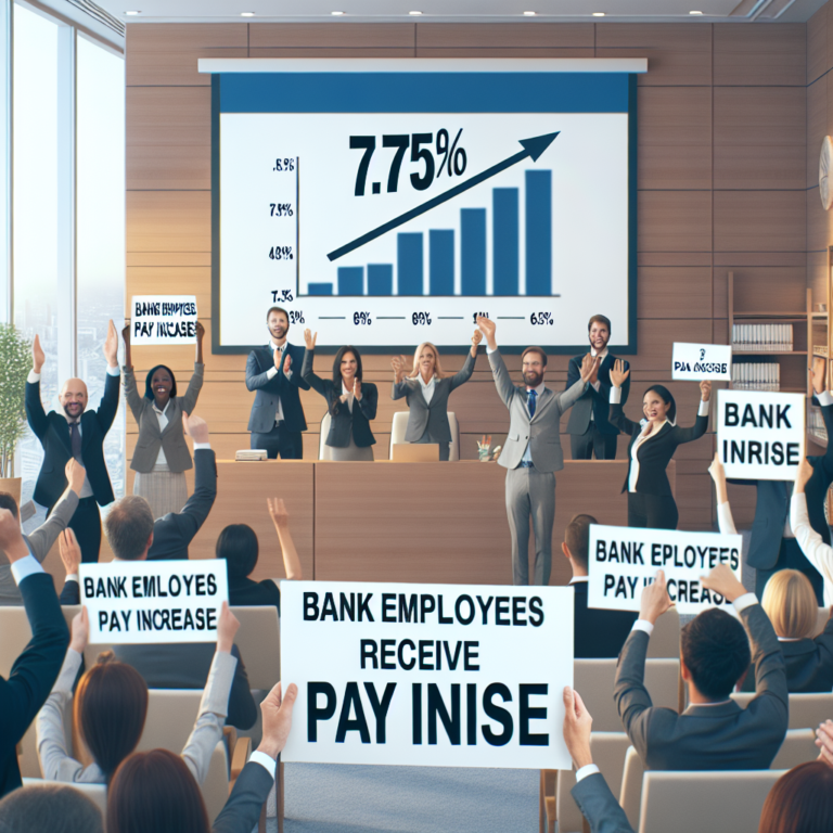 Bank Employees Receive 7.75% Pay Increase