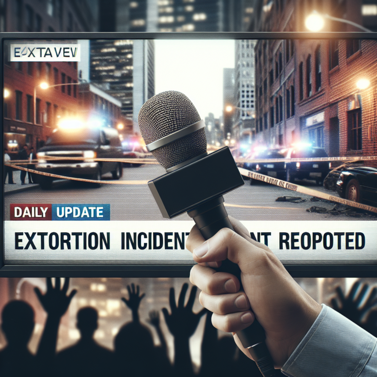 Daily Update: Extortion Incident Reported