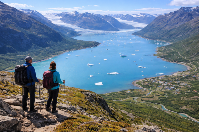 A Scenic Walk Above South Greenland’s Fjords