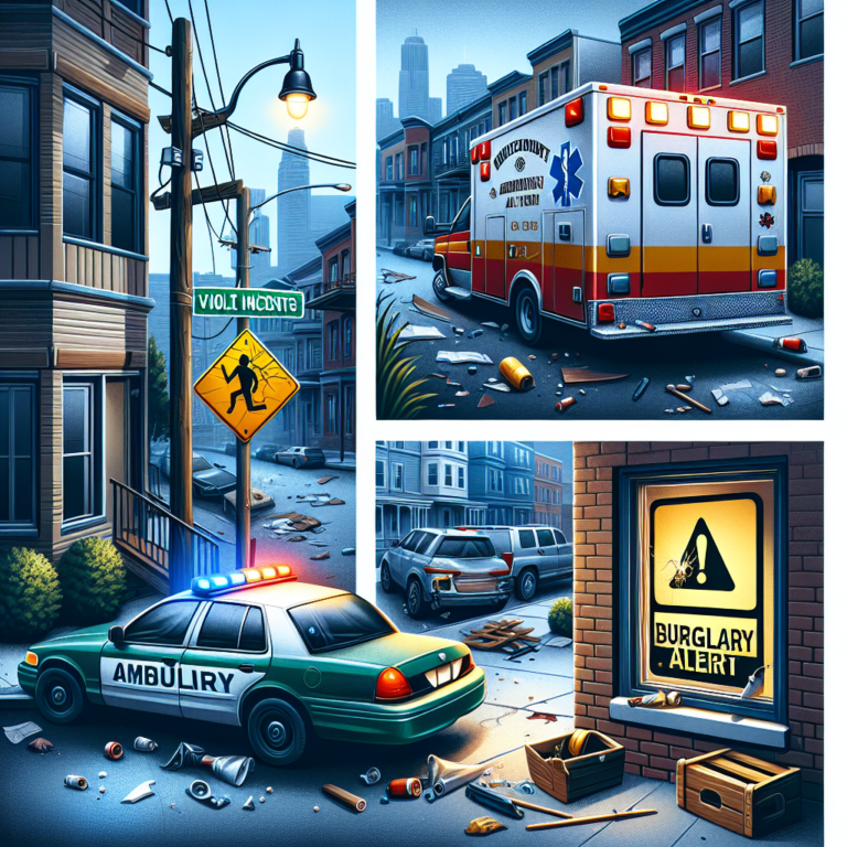 Daily Report: Two Violent Incidents and Burglary Alert