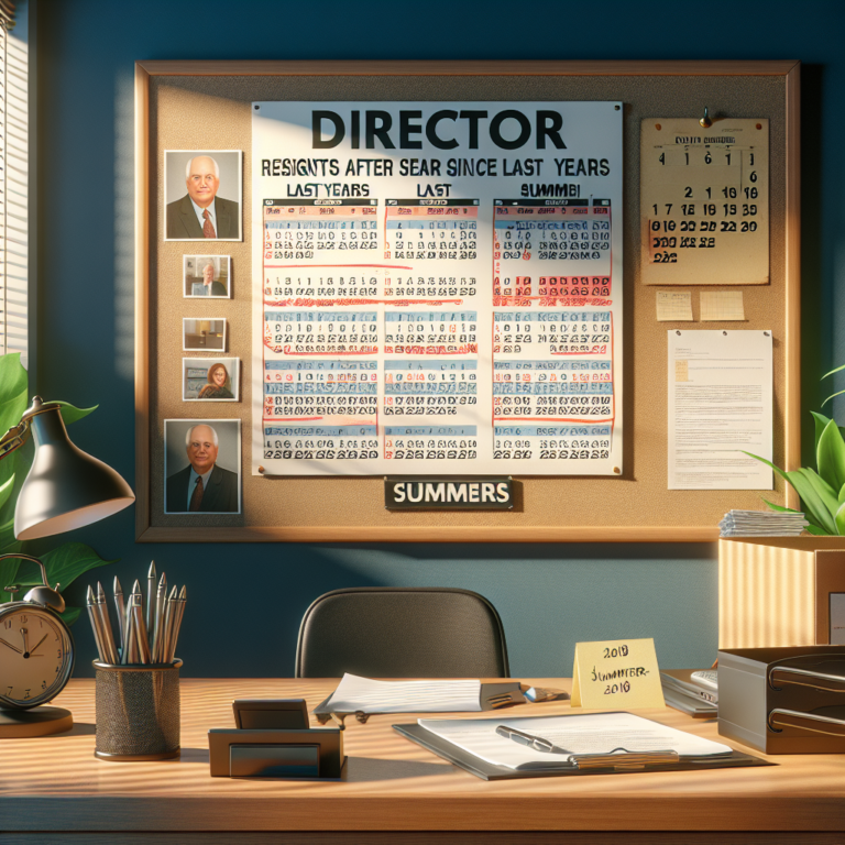 Director Resigns After Six Years, Reflects on Progress Since Last Summer